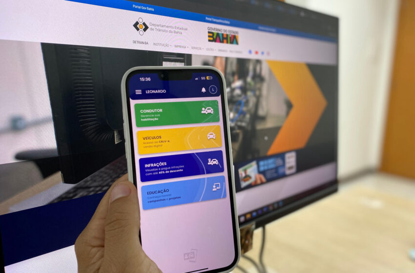 Bahia adere à funcionalidade digital que permite indicar o verdadeiro motorista em multas de trânsito