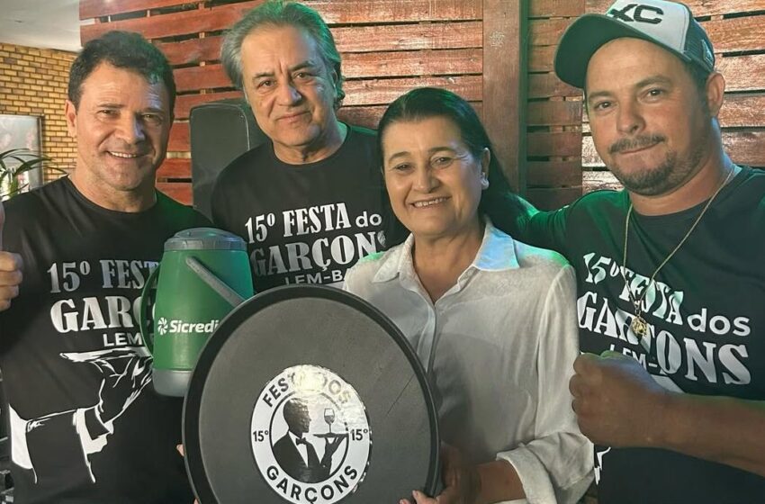  Jusmari Oliveira prestigia 15ª Festa dos Garçons e destaca a valorização da categoria