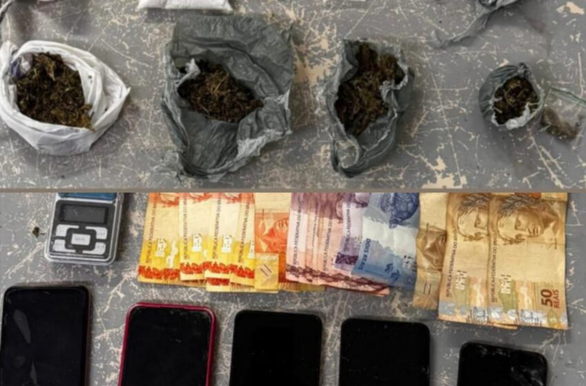  CIPE Cerrado apreende drogas e conduz mulher ao DISEP em LEM