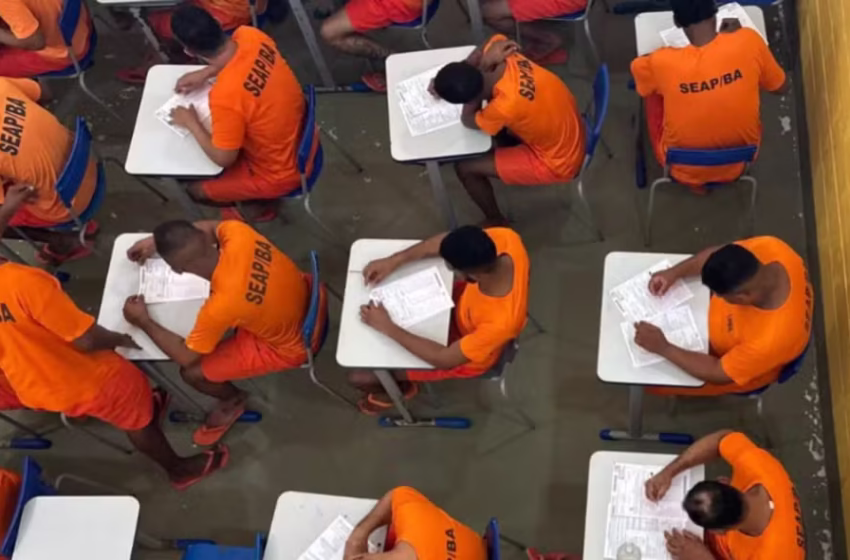  Detento do Conjunto Penal de Barreiras se destaca no Enem PPL com nota 880 na redação