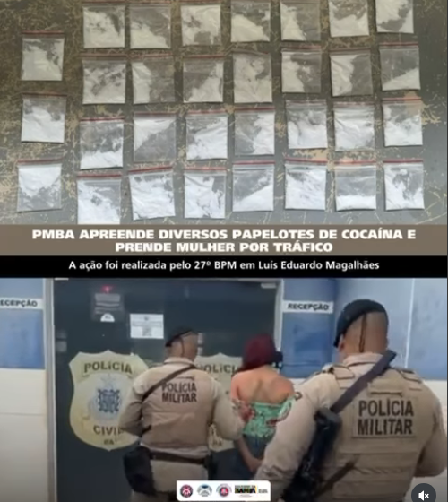  CETO prende mulher por tráfico de drogas no bairro Santa Cruz