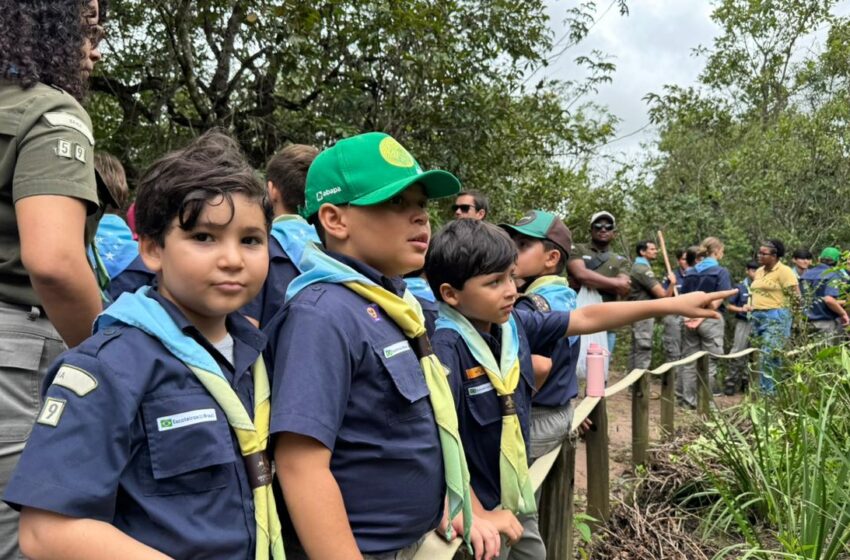  Escoteiros Raízes do Agro participam de imersão ambiental no Parque Vida Cerrado