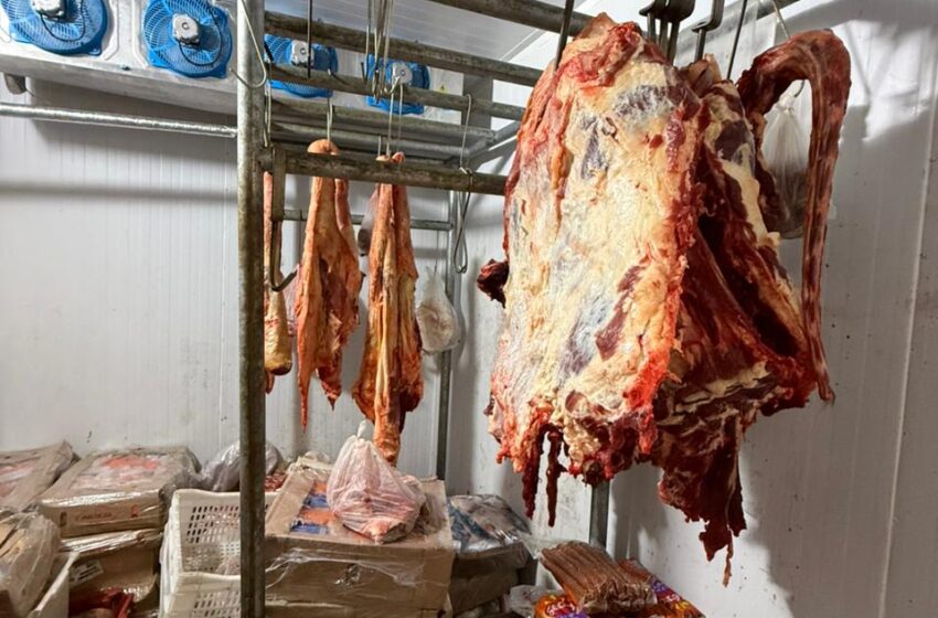  Adab apreende mais de 1 tonelada de carne irregular em Candiba e Palmas de Monte Alto