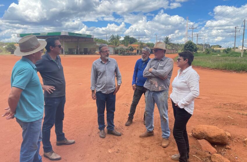  Aiba participa de levantamento técnico para as obras de pavimentação asfáltica de 13 quilômetros da região de Vila Panambi
