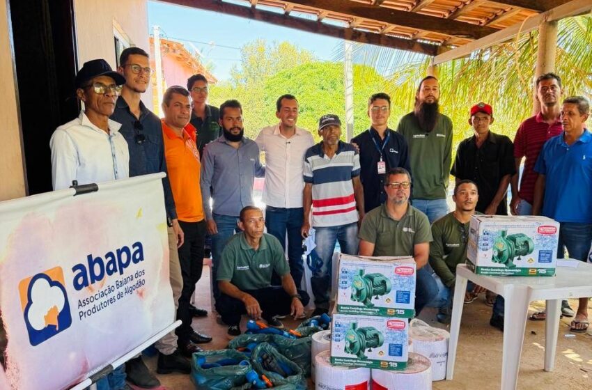  Abapa entrega kits de irrigação e amplia apoio à agricultura familiar